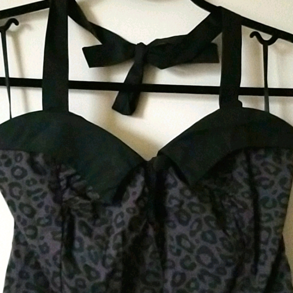 Sourpuss Leopard Print Romper